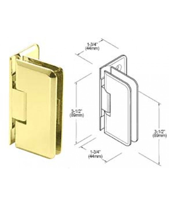 Petite Series Wall Mount Offset Back Plate Hinges