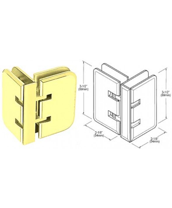 Estate Series 90° Glass-to-Glass Hinges