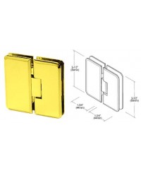Petite Series 180° Glass-to-Glass Hinges