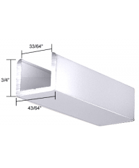U-Channel for 1/2 inch Thick Glass