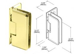 Petite Series Wall Mount Offset Back Plate Hinges