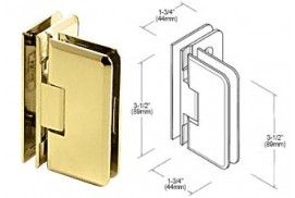 Petite Series 90° Glass-to-Glass Hinges