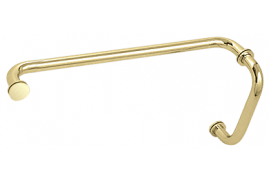 BM 8 inch Pull Handle 18 inch Towel Bar Combination w/ Washers